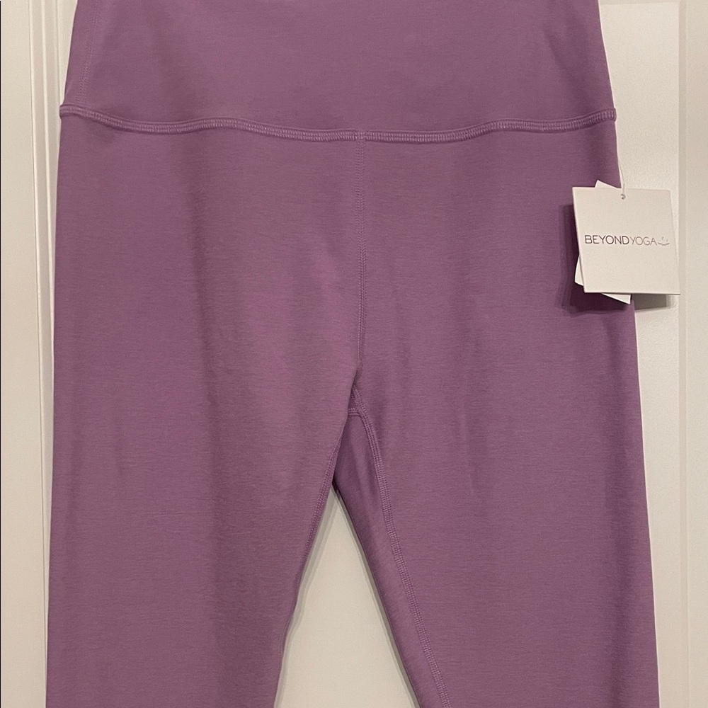 Beyond Yoga Mauve Purple Leggings